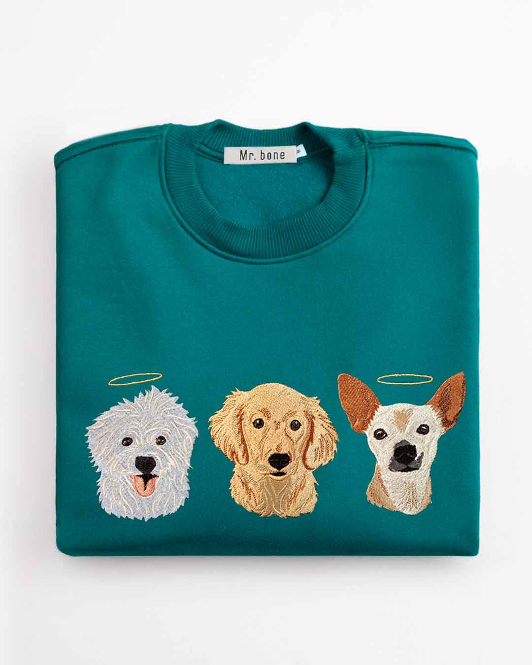 Buzo personalizado a color con 3 mascotas - Imagen 9