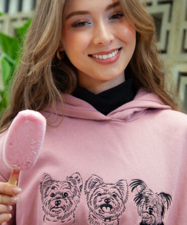 Hoodie personalizado linea 3 o 4 mascotas