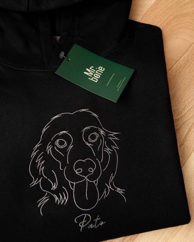 Hoodie minimal 1 o 2 mascotas - Imagen 4