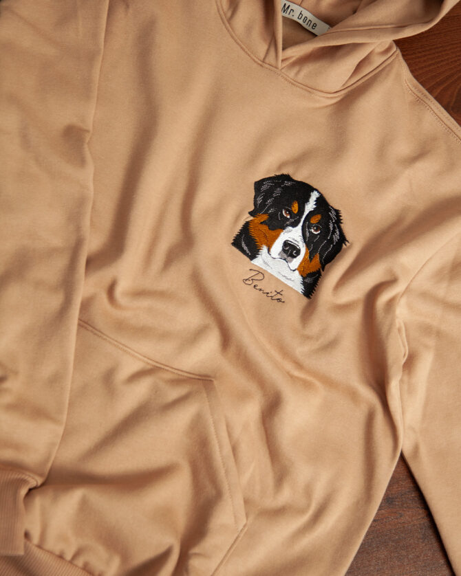 Hoodie personalizado a color 1 mascota - Imagen 2
