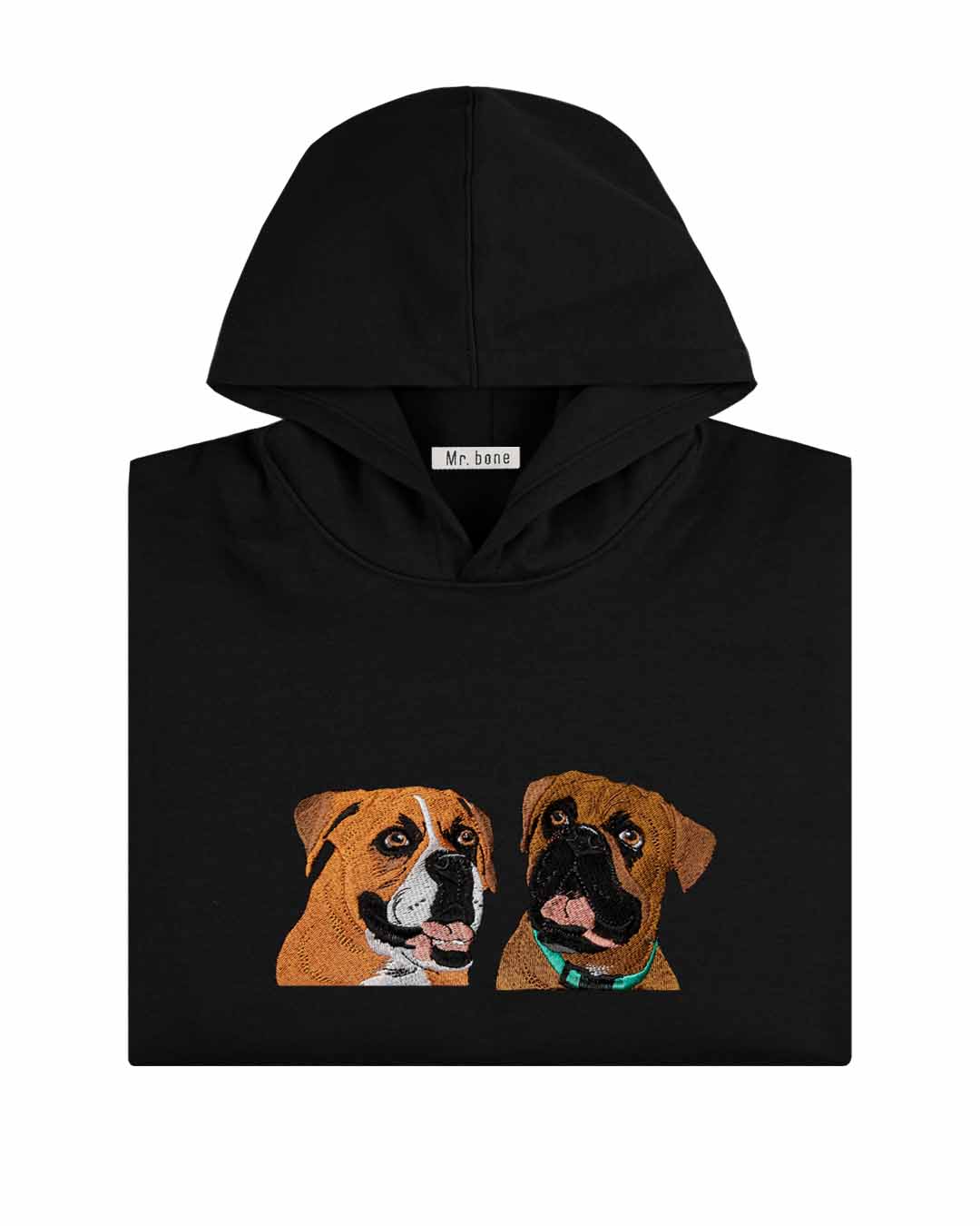 Hoodie personalizado a color 2 mascotas - Imagen 5