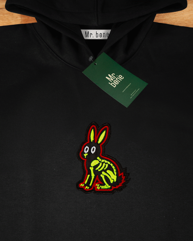 Hoodie Ref. Conejo Neon