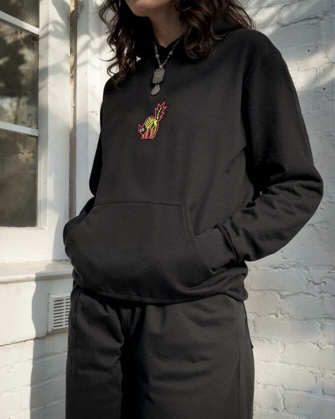 Hoodie Ref. Gato Neon - Imagen 2