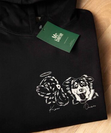 Hoodie personalizado linea 1 o 2 mascotas